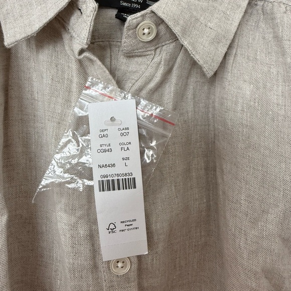 Linen Beige Top - Picture 2 of 3